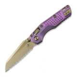 Microtech - MSI Mini Royal Purle Frag Titanium, fully serrated