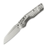 Microtech - MSI Mini S/E Stonewash Standard Frag Titanium, purple accents