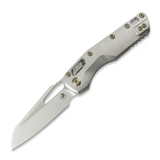 Microtech - MSI Ram-Lok Stonewashed, Slab Titanium, flamed accents