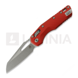 Microtech - MSI S/E, Red Fluted Aluminum, Apocalyptic