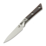 Microtech - Pairing Knife 3,5" Bolstered - Stonewash - Black Cherry G10