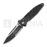 Microtech - Socom Elite S/E, čern&aacute;, vroubkov&aacute;n&iacute; na čepeli