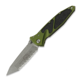 Microtech - Socom Elite Tanto Apocalyptic OD Green, fully serrated