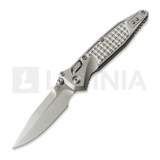 Microtech - Socom Ram-Lok, Grey Frag Titanium & Purple Accents, Stonewash