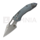 Microtech - Stitch Ram-Lok, Ice Blue Ano Slab, Stonewash