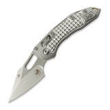 Microtech - Stitch Stonewash Frag Titanium, bronze accents