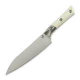 Microtech - Utility Knife 6" Bolstered - Stonewash - Ivory G10