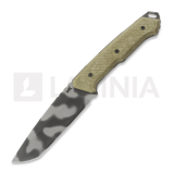 MK Knives & Tools - Nomad FTB Elmax, OD Green Canvas Micarta