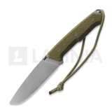 MK Knives & Tools - Nomad "FTB", Green Micarta/Brown G-10, Bead Blasted