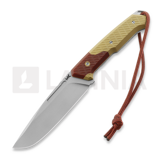 MK Knives & Tools - Nomad "FuturePunk", Coyote/Ruby Red G-10, Blasted