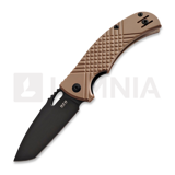 MKM Knives - Ciras - Black Top Shield - G10, coyote tan