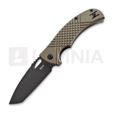 MKM Knives - Ciras - Black Top Shield - G10, olive drab