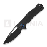 MKM Knives - LOV - Top Shield Black - FRN, noir