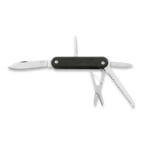 MKM Knives - Malga 5, Black Canvas Micarta