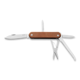 MKM Knives - Malga 5, Natural Canvas Micarta