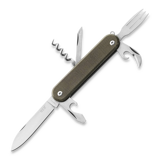 MKM Knives - Malga 6 - MagnaCut - Green Canvas Micarta