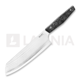 MKM Knives - Santoku - Takefu Damascus - Dark Matter CF