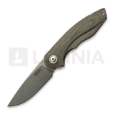 MKM Knives - Timavo, green canvas micarta