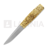 ML Custom Knives - CPM Magnacut, stab. curly birch