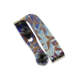 Mummert Knives - Slotted Ti-Clip - Dark Shatter