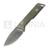 NN Knives - Proto Wild Drop Point NC Milled, Green Micarta
