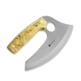 Nordic Knife Design - ULU, curly birch