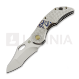 Olamic Cutlery - Busker 365 M390 Gusto, Jeweled Titanium/Fedokume
