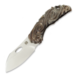 Olamic Cutlery - Busker M390 Largo, Antique Entropic Titanium