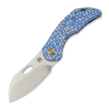 Olamic Cutlery - Busker M390 Largo, Blue Craters