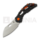 Olamic Cutlery - Busker M390 Largo, Volcanic Carving & Funky Holes