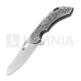 Olamic Cutlery - Custom Wayfarer 247 Mouflon, Hand Engraved, Satin