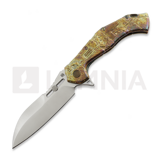 Olamic Cutlery - Soloist 365 M390 Scout, Metal Trash Hand Carved