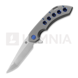 Olamic Cutlery - Wayfarer 247 Companto, Light Blast Titanium, Satin