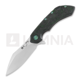 Olamic Cutlery - Wayfarer 247 Cutlass, Dark Matter, Green