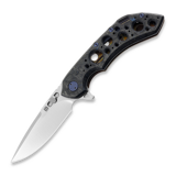 Olamic Cutlery - Wayfarer 247 Purist, Dark Matter, Blue