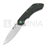 Olamic Cutlery - Wayfarer 247 Purist, Dark Matter, Green