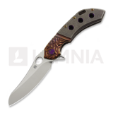 Olamic Cutlery - Wayfarer 247 S90V Mouflon, Stonewash Ti & Molten