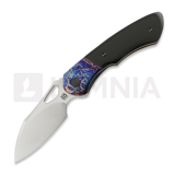 Olamic Cutlery - WhipperSnapper BL, Entropic Titanium & Black Micarta