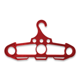 Ontario - Jericho Bear Back Hanger, r&oslash;d