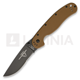 Ontario - RAT-1, brun/noir, lame &agrave; dents