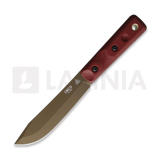 Ontario - XL Hunter Micarta, bronzed, червен