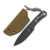 Piranha Knives - Skeleton Necker, coyote kydex