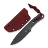 Piranha Knives - Skeleton Necker, red kydex