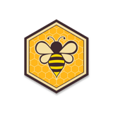 Prometheus Design Werx - Honey Bee Mini-Sticker