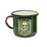 Prometheus Design Werx - Never Say Die + AT Enamelware Mug 16oz