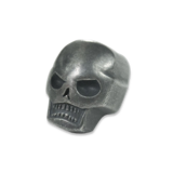 Prometheus Design Werx - PDW Memento Mori Skull Bead - Silver