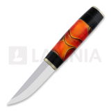 Puukkopaja Jaska Nukari - Akryylipuukko, black/laava