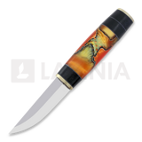 Puukkopaja Jaska Nukari - Akryylipuukko, black/yellow