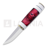 Puukkopaja Jaska Nukari - Akryylipuukko, white/red