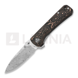 QSP Knife - Hawk Linerlock Copper Foil CF